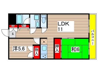 間取図 メゾンドキャナル