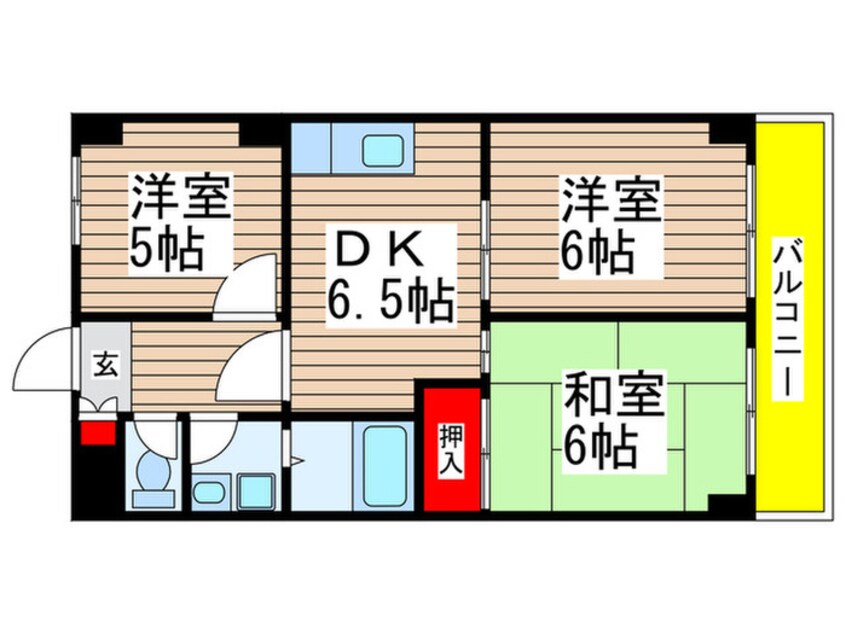 間取図 ブルームライフ市川