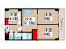 ブルームライフ市川 3DKの間取り