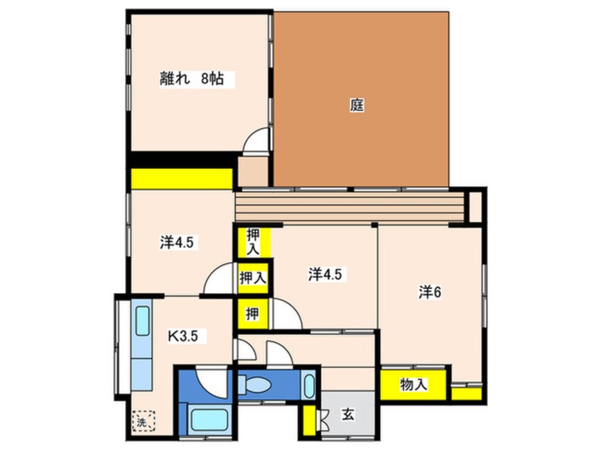 間取図 グリーンコート山手