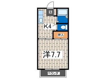 間取図 サンヒルズぐみさわ