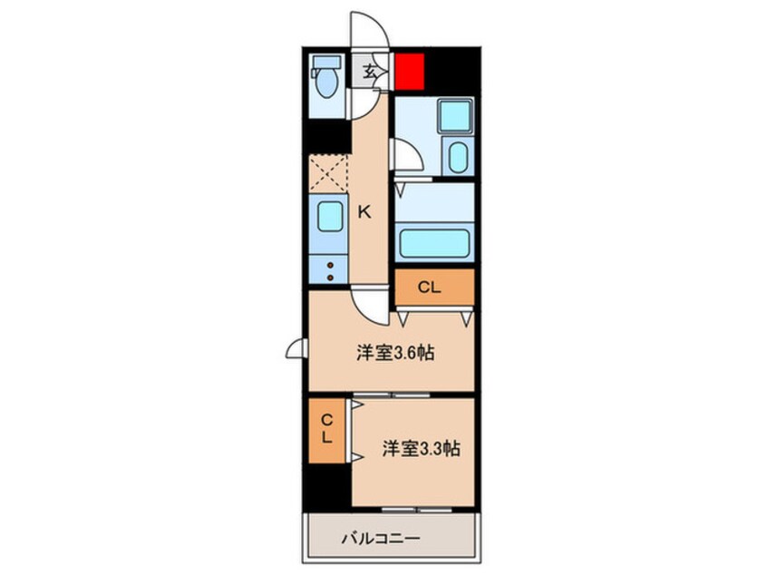 間取図 シャッツ高円寺
