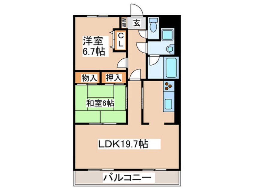 間取図 ソレイユ町田