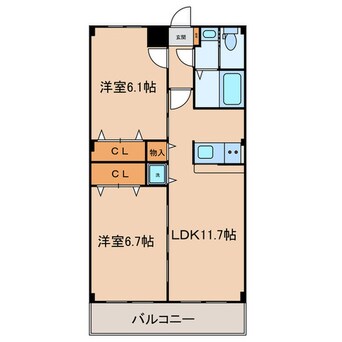 間取図 セフィール瑞江