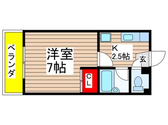 間取図 フラワ－ピ－ク