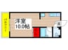 フラワ－ピ－ク 1Rの間取り