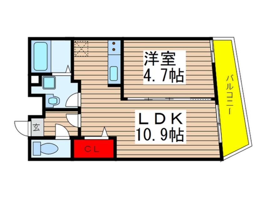 間取図 OULU千葉中央