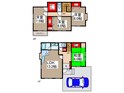 川越市並木貸家の間取図