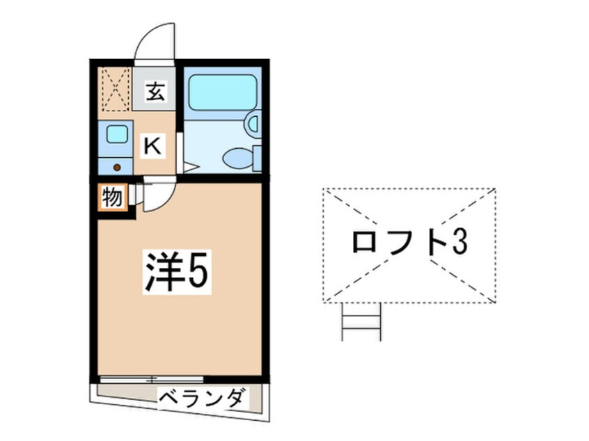 間取図 キャッスル佐野