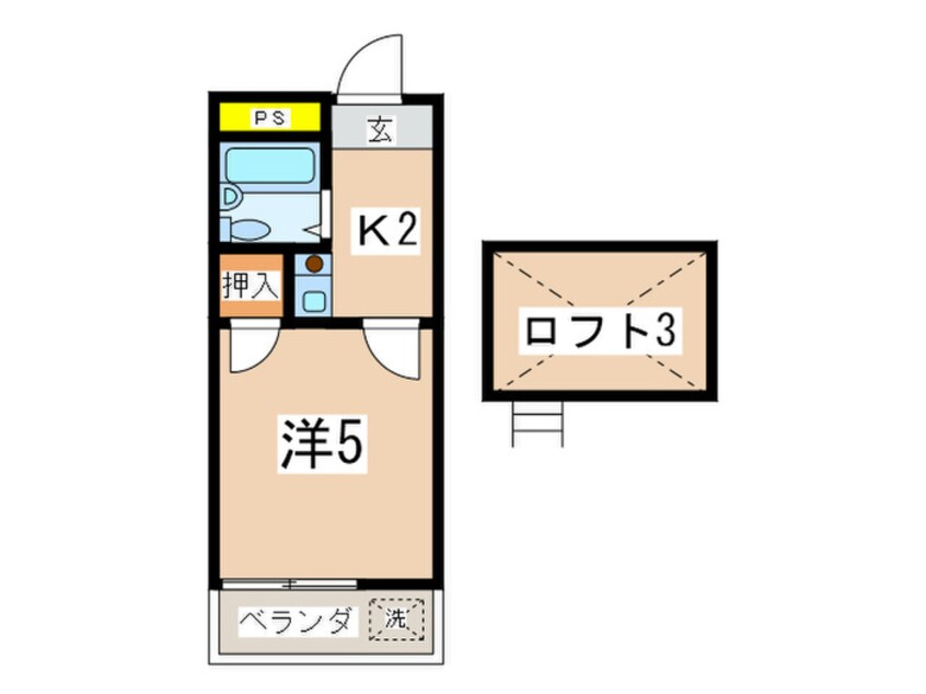 間取図 キャッスル佐野