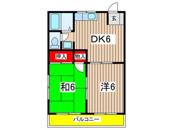 間取図 プレジール寿