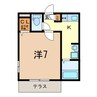 ル・ロゼ 1Kの間取り