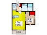 ｃａｓｔｌｅ大和田 1LDKの間取り