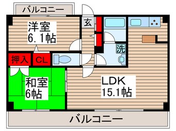 間取図 アウラ10