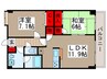アウラ10 2LDKの間取り