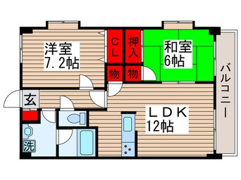 間取図 アウラ10