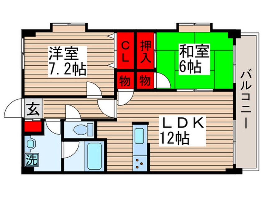 間取図 アウラ10