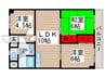 ニュ－松戸コ－ポＣ棟 3LDKの間取り