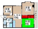 ニュ－松戸コ－ポＣ棟の間取図