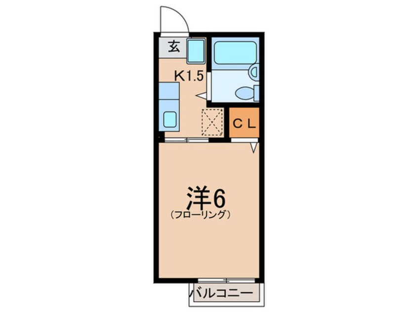 間取図 シティハイムクレストン