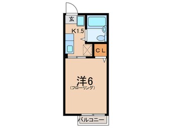 間取図 シティハイムクレストン