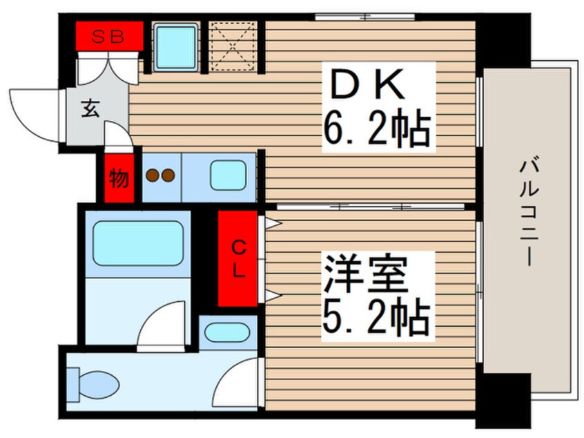 間取図 パ－クアクシス亀戸中央公園