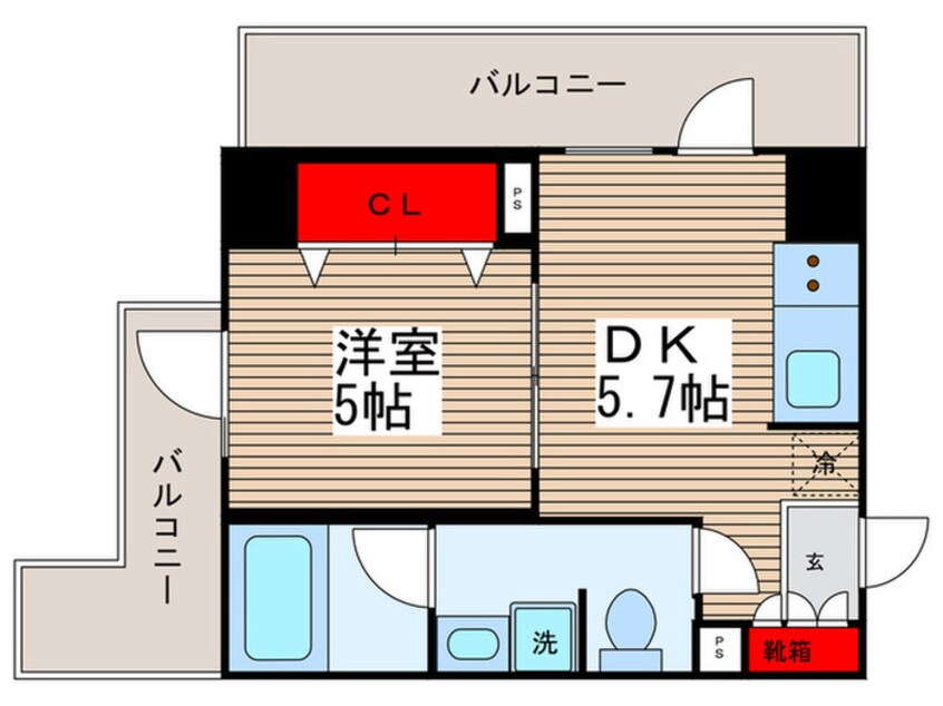 間取図 パ－クアクシス亀戸中央公園