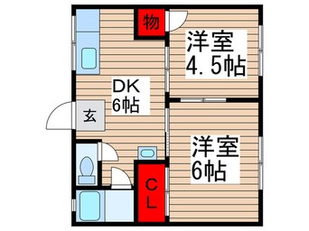 間取図 ヤマサイコ－ポ４号棟