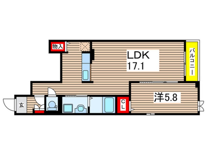 間取図 カレントカーサ　ガーデン