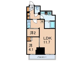 間取図 コンフォリア・リヴ東池袋