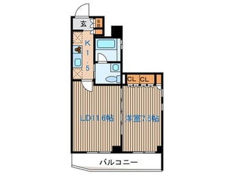 間取図 レジディア幡ヶ谷