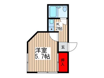 間取図 ベルシオン朝霞