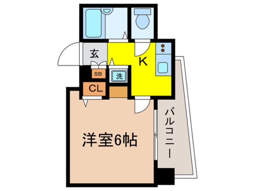 間取図 スカイコート池袋第7（506）