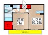 エスペランサＤ 1LDKの間取り