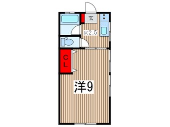 間取図 ジュネス秋津