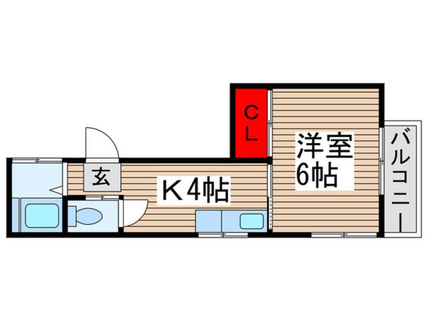 間取図 原田コーポ