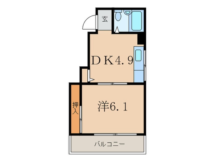 間取り図 日宝コ－トヒルズ洋光台