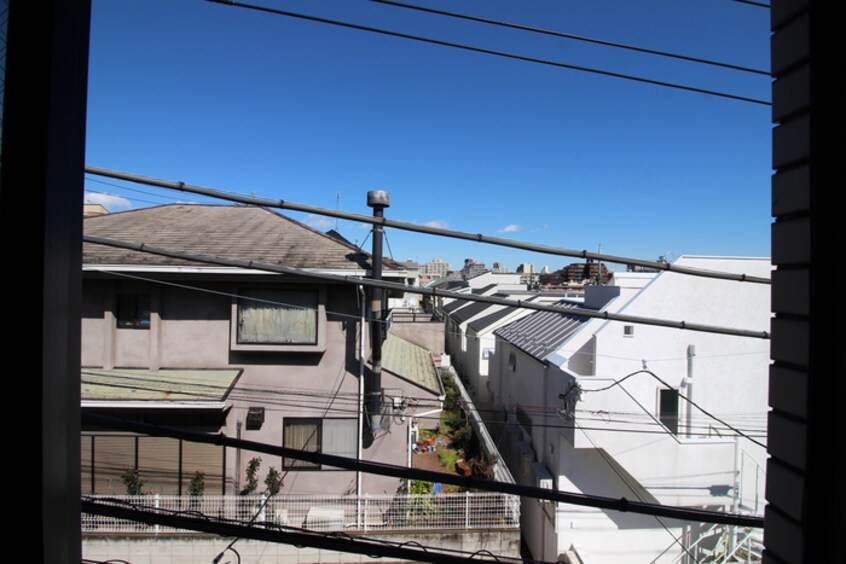 室内からの展望 谷上マンション