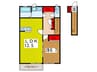 CHARADEⅡ 1LDKの間取り