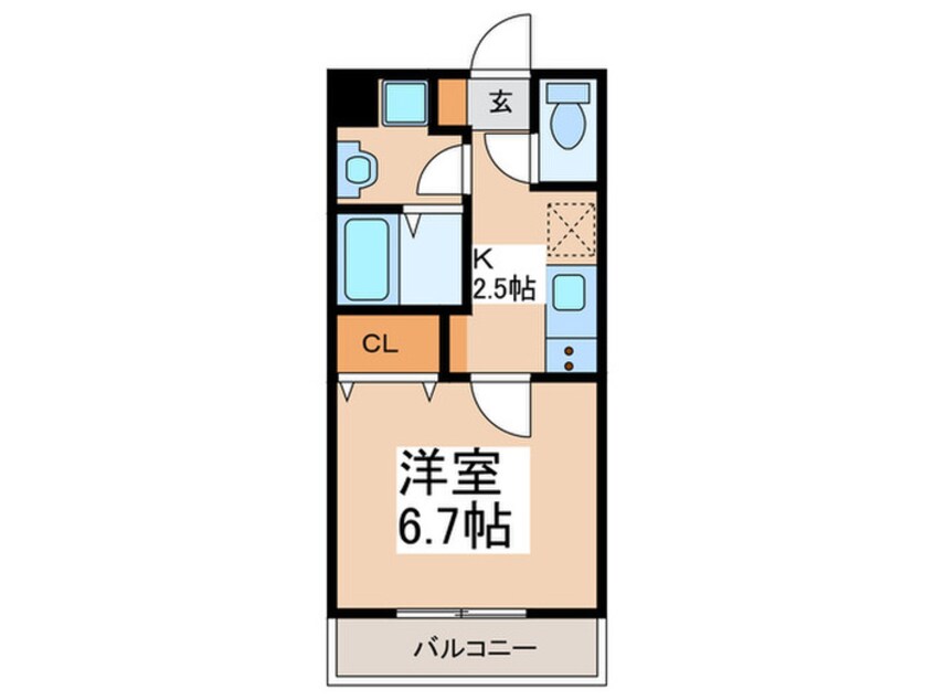 間取図 LOC´S　SAGINUMA