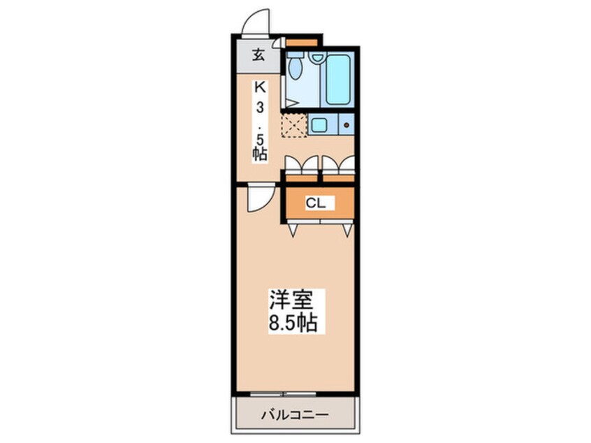 間取図 Ｗｅｌｌ明大前