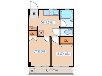 間取図 日新マンション