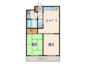 間取図 スカイコ－ト２１参番館