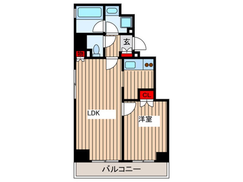 間取図 ボンナチュール入谷