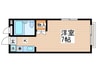 ブロッカム８ 1Kの間取り