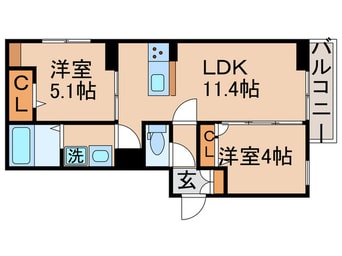間取図 グラナーデ金町