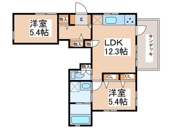 間取図 長津田みなみ台５丁目住宅