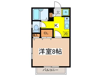 間取図 プレミ－ル加賀