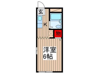 間取図 コ―ポラス  クメ