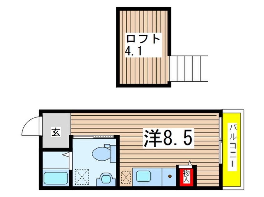間取図 シャルマン港町